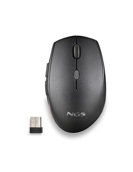 RATON NGS INALAMBRICO ERGONOMICO SILENCIOSO BEE BLACK USB