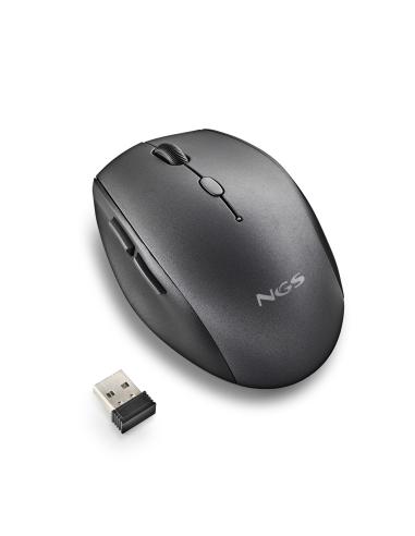 RATON NGS INALAMBRICO ERGONOMICO SILENCIOSO BEE BLACK USB