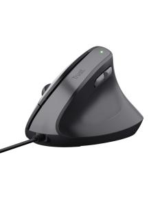 RATON TRUST VERTICAL BAYO II ERGONOMICO USB NEGRO 25144