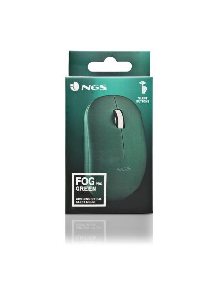 RATON NGS INALAMBRICO FOG PRO GREEN USB 1000DPI