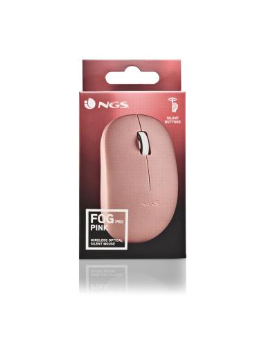 RATON NGS INALAMBRICO FOG PRO PINK USB 1000DPI