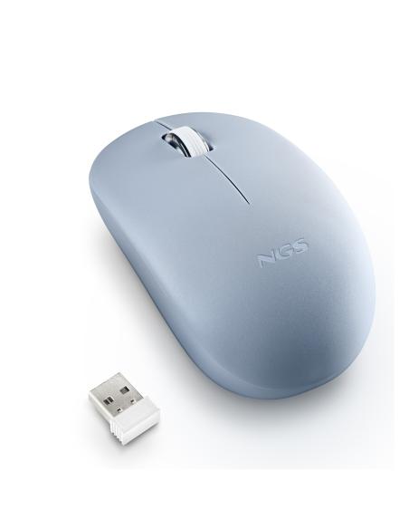 RATON NGS INALAMBRICO FOG PRO BLUE USB 1000DPI