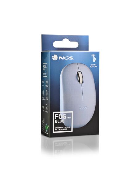 RATON NGS INALAMBRICO FOG PRO BLUE USB 1000DPI