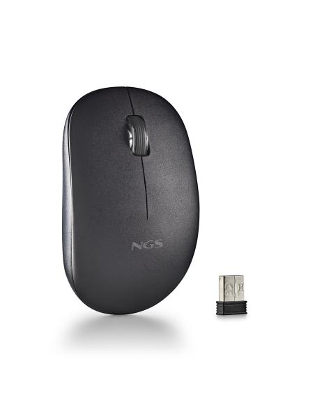 RATON NGS INALAMBRICO FOG PRO BLACK USB 1000DPI