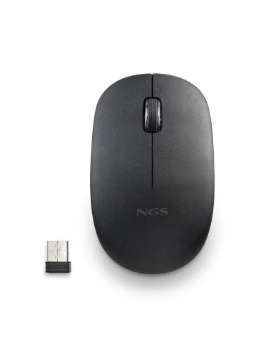 RATON NGS INALAMBRICO FOG PRO BLACK USB 1000DPI