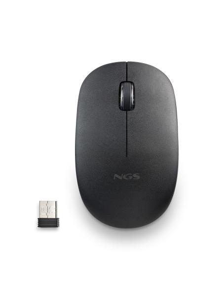 RATON NGS INALAMBRICO FOG PRO BLACK USB 1000DPI