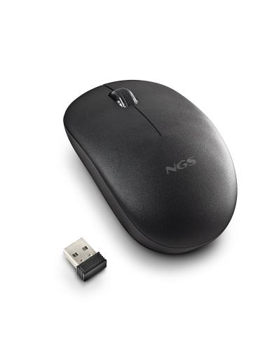 RATON NGS INALAMBRICO FOG PRO BLACK USB 1000DPI
