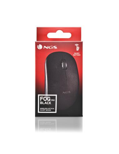 RATON NGS INALAMBRICO FOG PRO BLACK USB 1000DPI