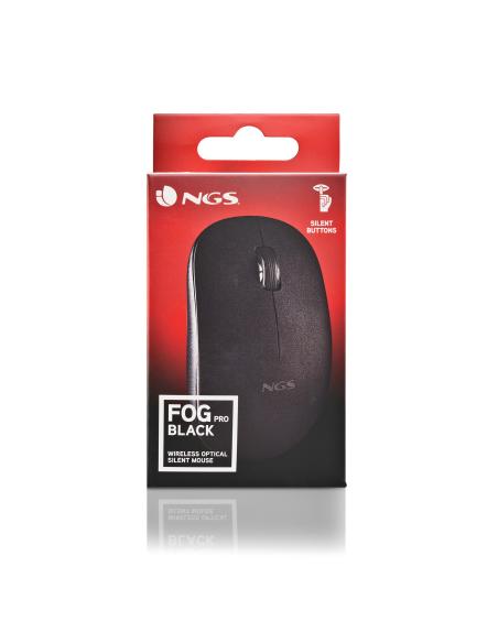 RATON NGS INALAMBRICO FOG PRO BLACK USB 1000DPI