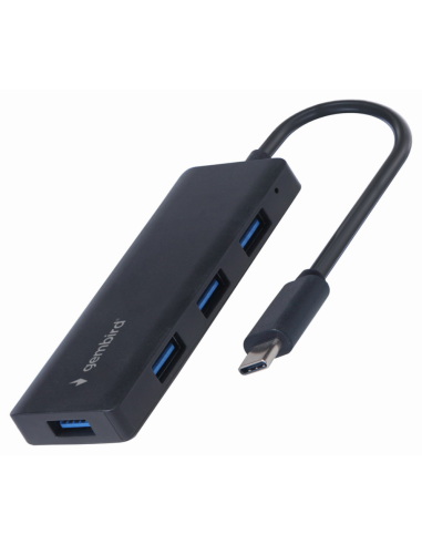 CONCENTRADOR GEMBIRD USB 3.1 (GEN 1) TIPO C DE 4 PUERTOS