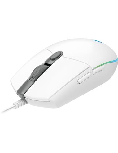 RATON LOGITECH USB GAMING G102 LIGHTSYNC BLANCO 910-005824