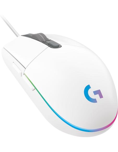 RATON LOGITECH USB GAMING G102 LIGHTSYNC BLANCO 910-005824