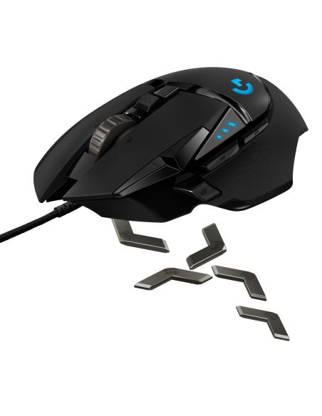RATON LOGITECH USB GAMING G502 HERO NEGRO 910-005471