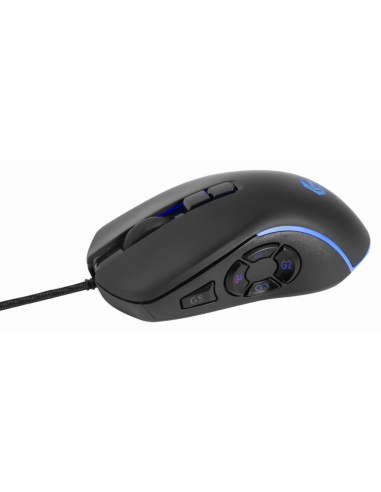 RATON GAMING GEMBIRD USB CON RETROILUMINACION RGB, 10 BOTONES