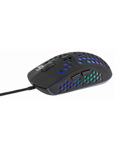 RATON GAMING GEMBIRD USB CON RETROILUMINACION RGB, 6 BOTONES