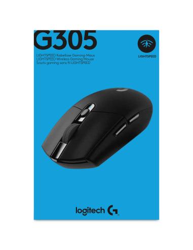 RATON LOGITECH INALAMBRICO GAMING G305 LIGHTSPEED NEGRO 910-005282