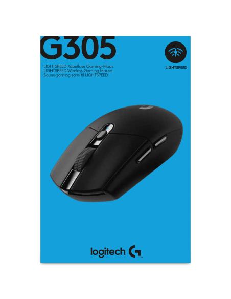RATON LOGITECH INALAMBRICO GAMING G305 LIGHTSPEED NEGRO 910-005282