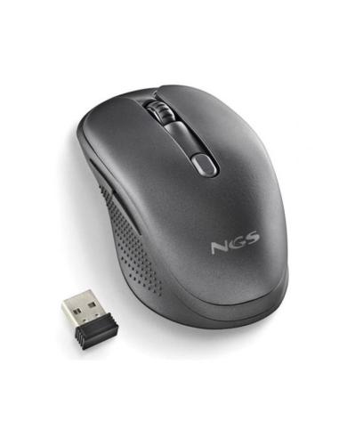 RATON NGS INALAMBRICO EVOSPOOK BLACK RECARGABLE MULTIMODO NEGRO USB-A