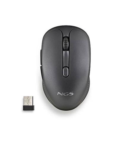 RATON NGS INALAMBRICO LASER EVOPEEP BLACK RECARGABLE MULTIMODO NEGRO USB-A