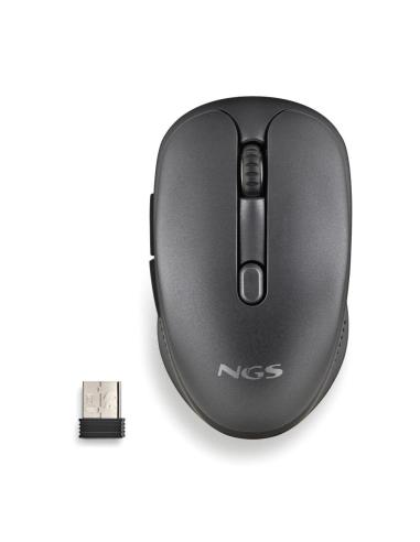 RATON NGS INALAMBRICO LASER EVOPEEP BLACK RECARGABLE MULTIMODO NEGRO USB-A