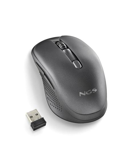 RATON NGS INALAMBRICO LASER EVOPEEP BLACK RECARGABLE MULTIMODO NEGRO USB-A