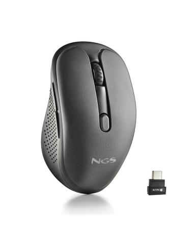 RATON NGS INALAMBRICO EVOJOT BLACK RECARGABLE MULTIMODO NEGRO USB-C