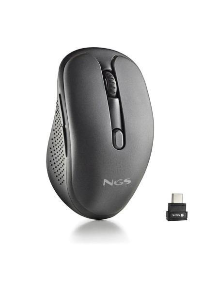 RATON NGS INALAMBRICO EVOJOT BLACK RECARGABLE MULTIMODO NEGRO USB-C