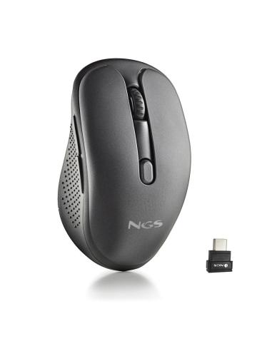 RATON NGS INALAMBRICO EVOJOT BLACK RECARGABLE MULTIMODO NEGRO USB-C