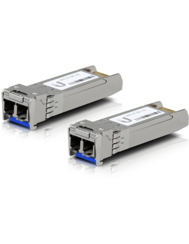 MODULO SFP+ UBIQUITI UACC-OM-SM-10G-D-2 UFIBER TRANSCEIVER SM 2PACK