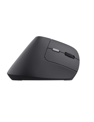 RATON TRUST VERTICAL BAYO II INALAMBRICO ERGONOMICO USB NEGRO 25145