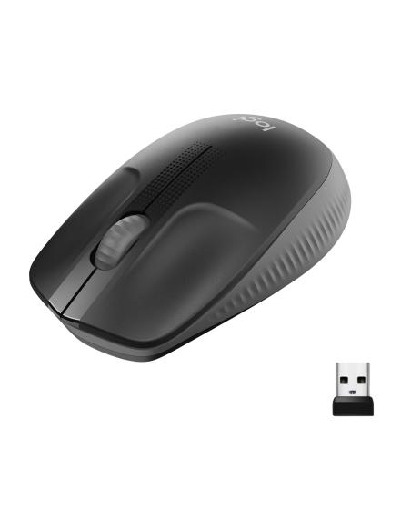 RATON LOGITECH INALAMBRICO M190 USB GRIS MARENGO 910-005905