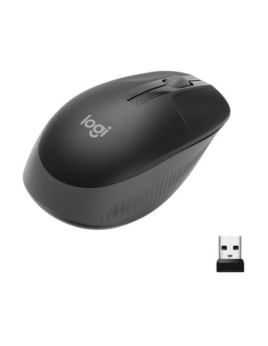 RATON LOGITECH INALAMBRICO M190 USB GRIS MARENGO 910-005905