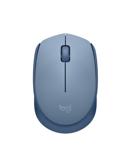 RATON LOGITECH INALAMBRICO M171 USB GRIS-AZULADO 910-006866