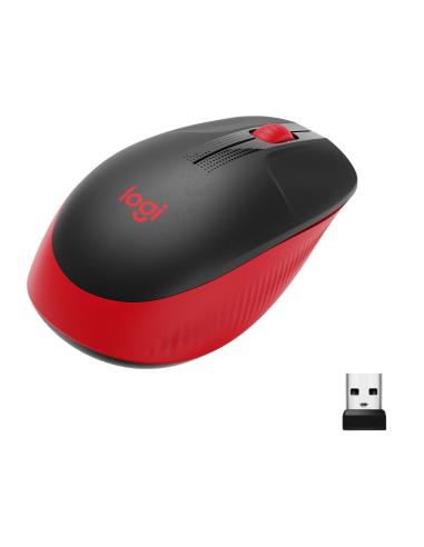 RATON LOGITECH INALAMBRICO M190 USB ROJO 910-005908