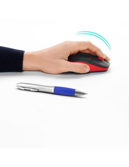 RATON LOGITECH INALAMBRICO M190 USB ROJO 910-005908