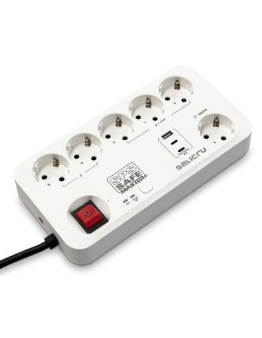 REGLETA SALICRU SPS.SAFE MASTER 6 TOMAS 3USB 680DA000004