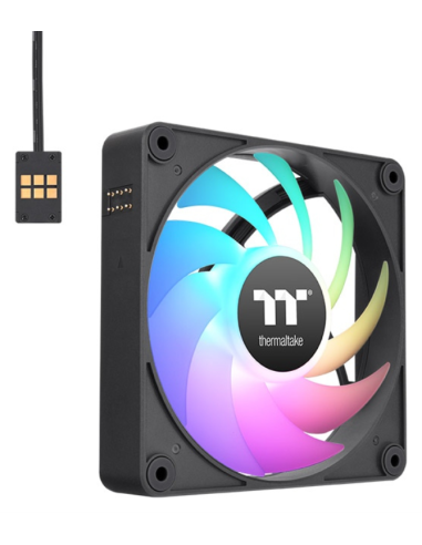 VENTILADOR MAGNETICO DE CAJA THERMALTAKE CT120 EX ARGB 3XVENT NEGRO