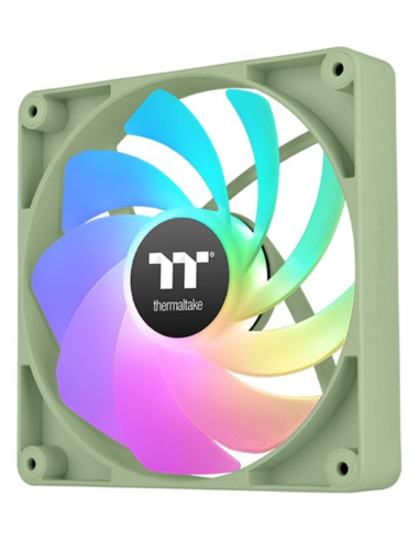 VENTILADOR INVERSO CAJA THERMALTAKE CT120 ARGB 2XVENT VERDE MATCHA
