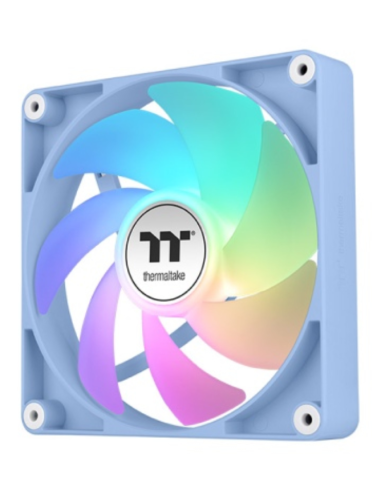 VENTILADOR CAJA THERMALTAKE CT120 ARGB 2XVENT AZUL HYDRANGEA