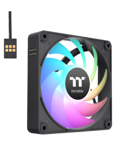 VENTILADOR MAGNETICO DE CAJA THERMALTAKE CT140 EX ARGB 3XVENT NEGRO