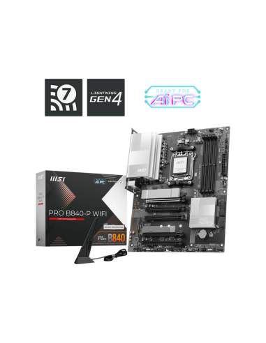 PLACA BASE MSI PRO B840-P WIFI ATX AM5 DDR5