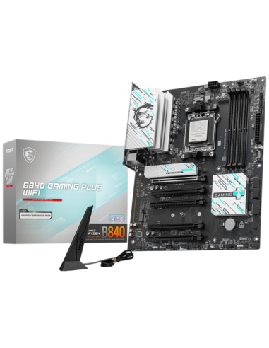 PLACA BASE MSI B840 GAMING PLUS WIFI ATX AM5 DDR5