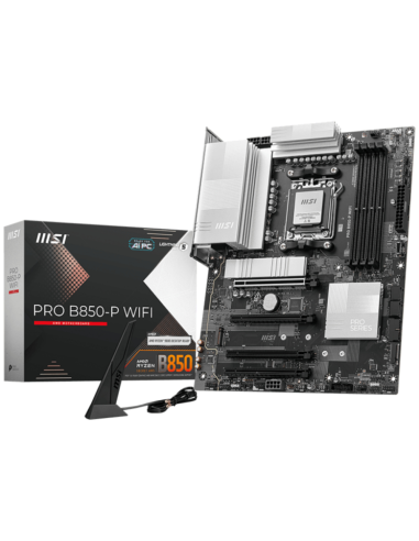 PLACA BASE MSI PRO B850-P WIFI PCI-E x16 Gen5, M.2 Gen5