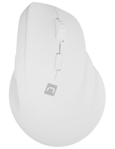 RATON NATEC CRAKE 2 VERTICAL DIESTRO DUAL 2400 DPI BLANCO BLUETOOTH PILAS