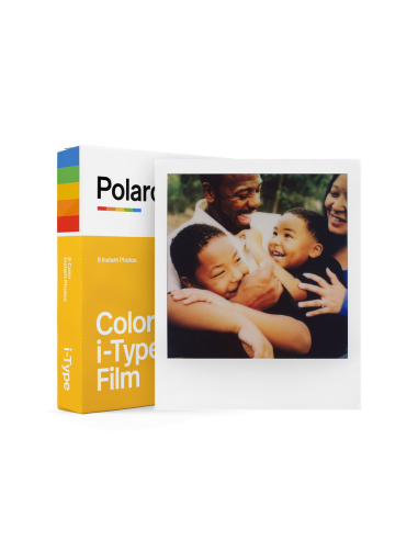 COLOR FILM POLAROID I-TYPE / 8 UNID. / COMPATIBLE CON ONESTEP 2 - ONESTEP+ - POLAROID NOW - LAB /