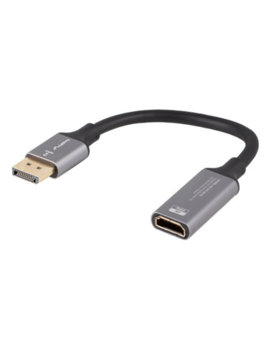 ADAPTADOR LANBERG 4K DISPLAYPORT MACHO/HDMI HEMBRA 20CM