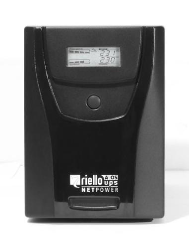 SAI RIELLO NETPOWER 1500 USB SERIE DISPLAY NPW 1500