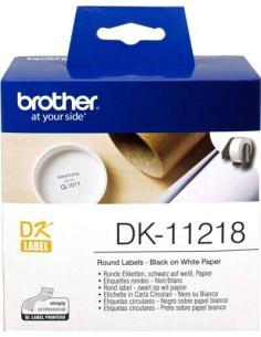 ETIQUETAS BROTHER CIRCULARES 24mm (1000 Und) (DK11218)
