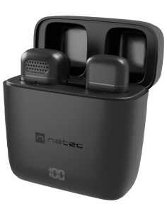 MICROFONO PARA SMARTPHONE NATEC HOPPER LAVALIER WIRELESS LIGHTNING