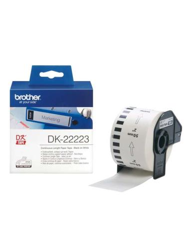 CINTA PAPEL CONTINUA BROTHER BLANCA 50mm 30.48M (DK22223)